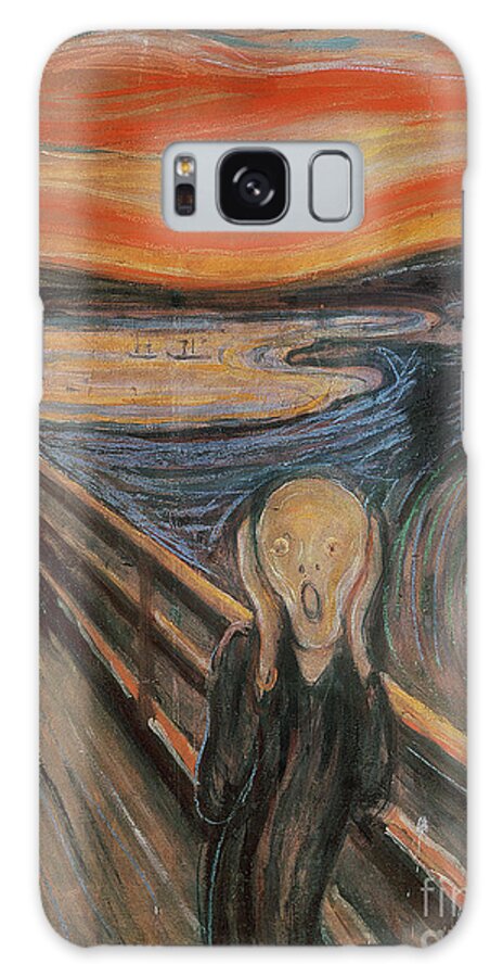 Munch Galaxy Case featuring the painting The Scream by Edvard Munch