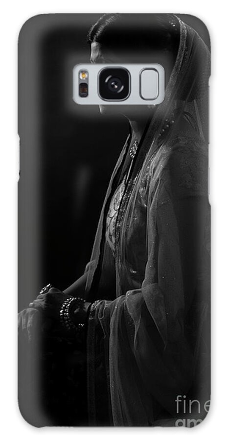 Ethnic Galaxy S8 Case featuring the photograph Portrait of Indian Lady #25 by Kiran Joshi
