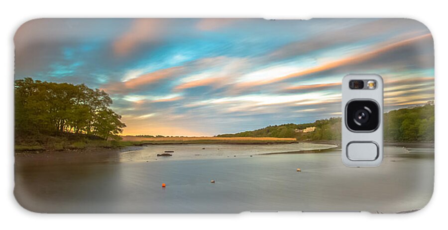 Milton Landing Galaxy Case featuring the photograph 25 seconds of Sunset by Brian MacLean