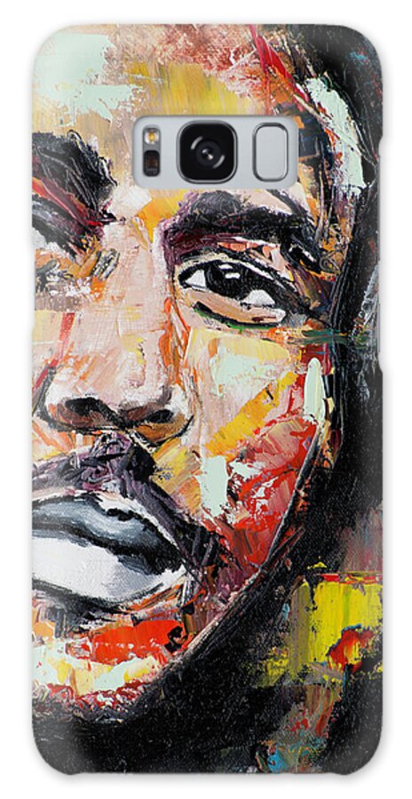 Bob Marley Galaxy Case featuring the painting Bob Marley II by Richard Day