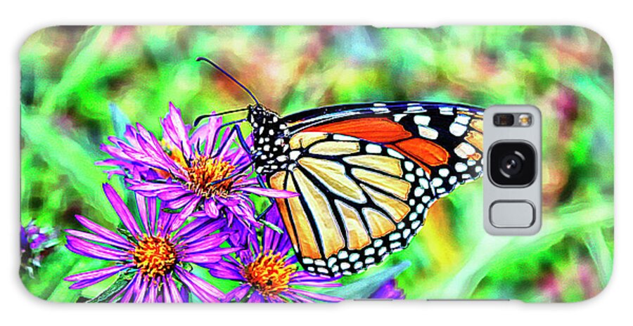 Monarch Galaxy S8 Case featuring the photograph Busy Monarch #5 by Margie Wildblood