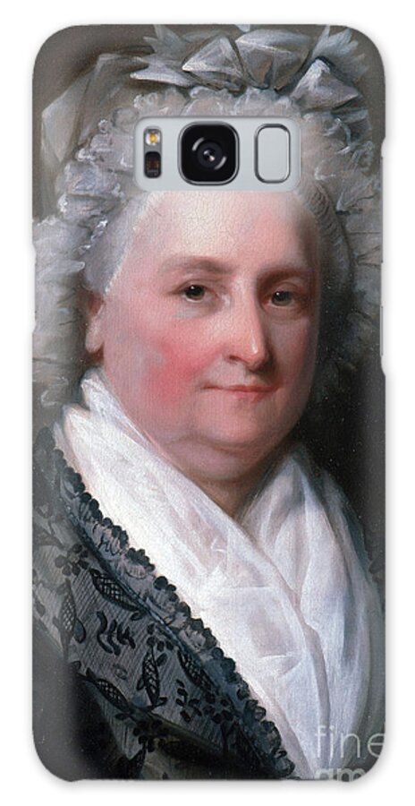 History Galaxy Case featuring the photograph Martha Washington, American Patriot #3 by Photo Researchers