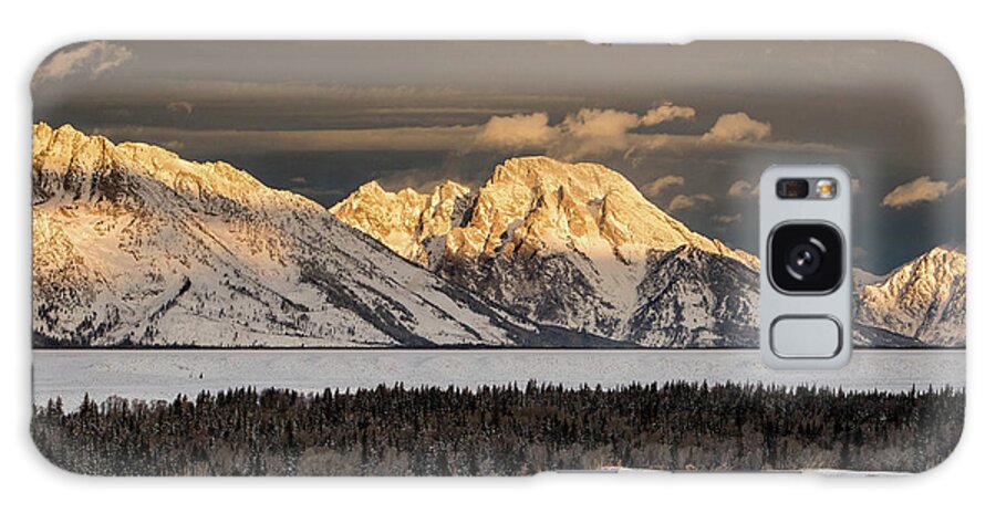 Mount Moran Galaxy Case featuring the photograph Mount Moran #3 by Ronnie And Frances Howard