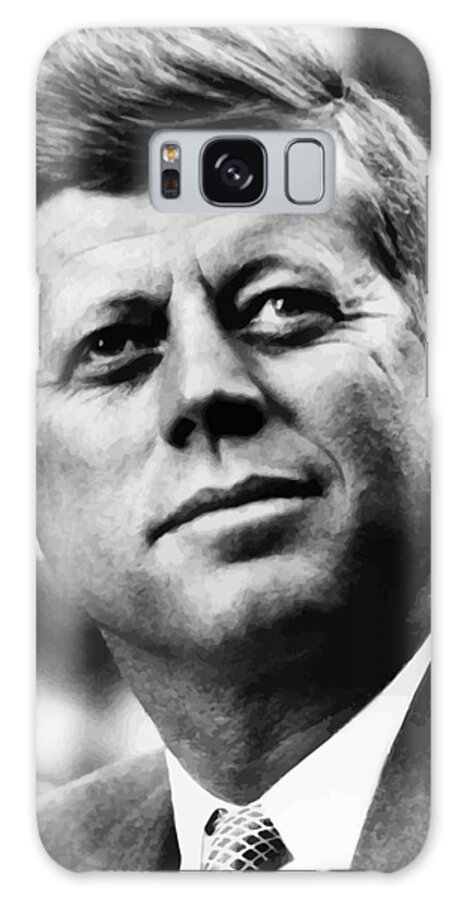 Jfk Galaxy Case featuring the painting President Kennedy #2 by War Is Hell Store