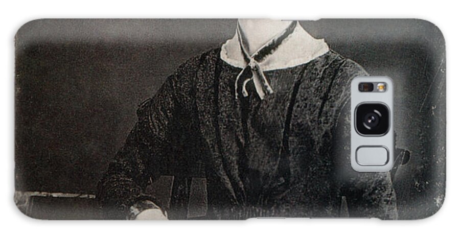 Portrait Galaxy Case featuring the photograph Emily Dickinson, American Poet #4 by Photo Researchers