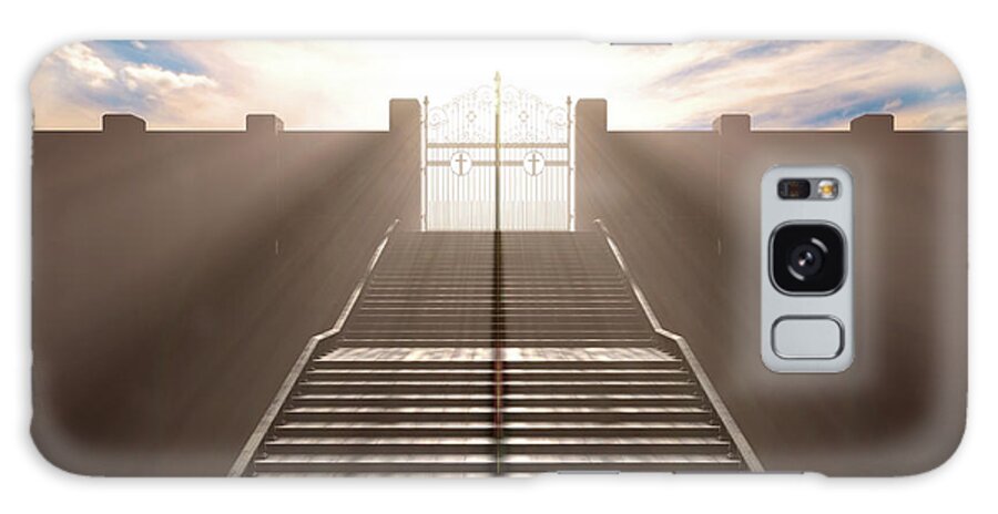 Heaven Galaxy Case featuring the digital art The Stairs To Heavens Gates #4 by Allan Swart