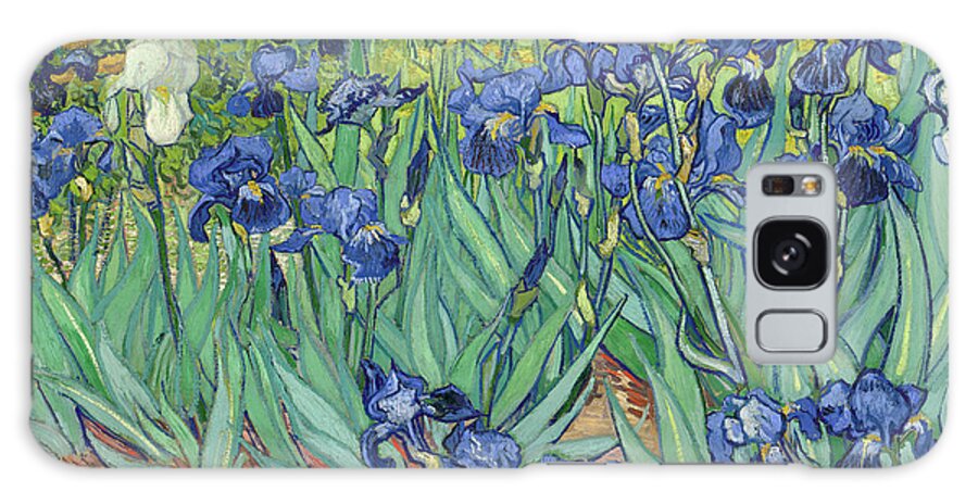 Irises Galaxy Case featuring the painting Irises by Vincent van Gogh