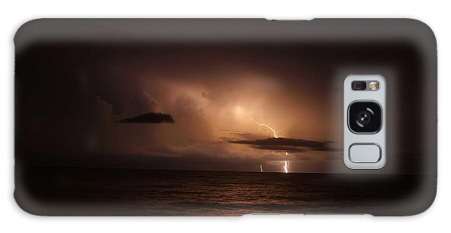 Lightning Galaxy Case featuring the photograph Lightning #5 by Mariel Mcmeeking