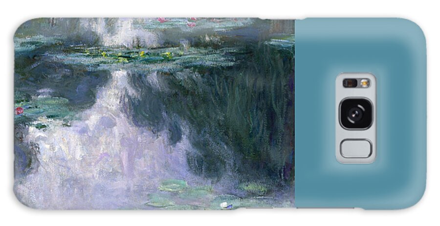Nympheas Galaxy Case featuring the painting Waterlilies by Claude Monet