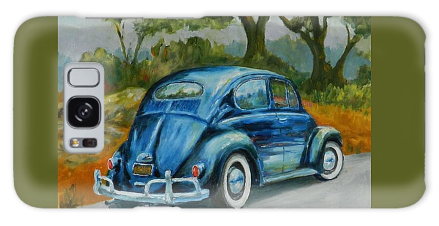 Auto Galaxy Case featuring the painting 57 Vee Dub by William Reed