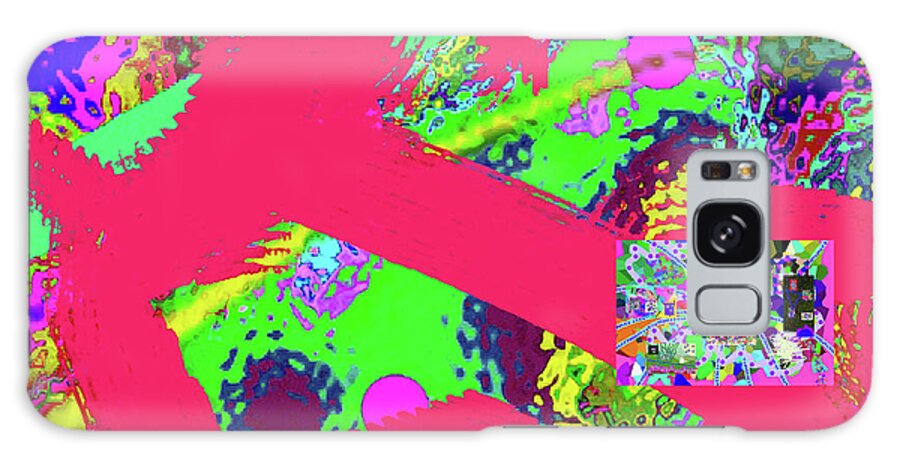 Walter Paul Bebirian Galaxy Case featuring the digital art 6-20-2015abcde by Walter Paul Bebirian