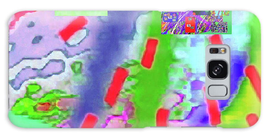 Walter Paul Bebirian Galaxy Case featuring the digital art 6-28-2015ca by Walter Paul Bebirian