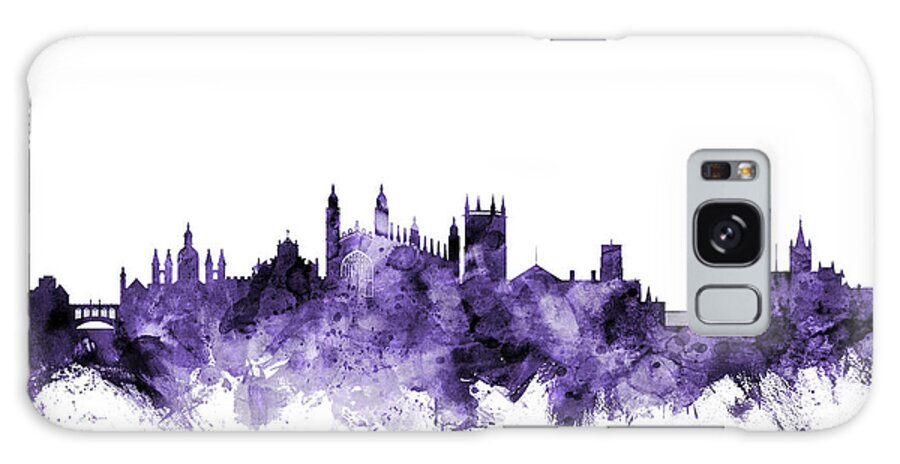 City Galaxy Case featuring the digital art Cambridge England Skyline #6 by Michael Tompsett