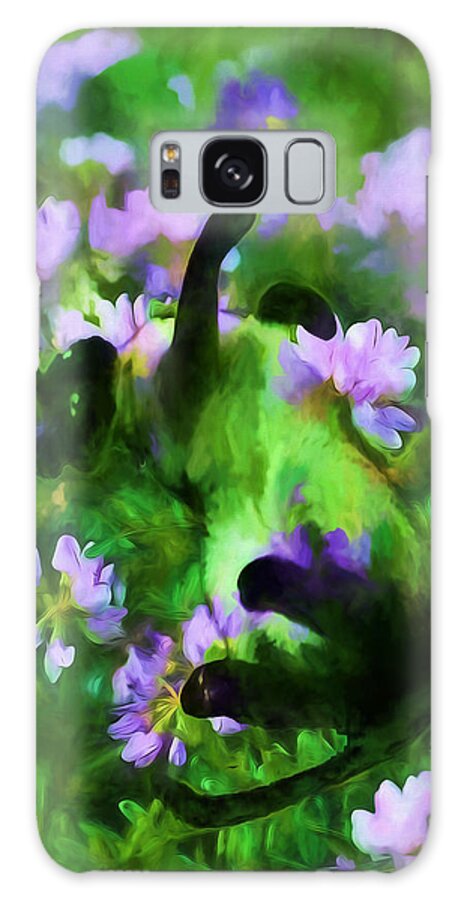 Cat Galaxy Case featuring the photograph A Cat's Dream by Theresa Campbell
