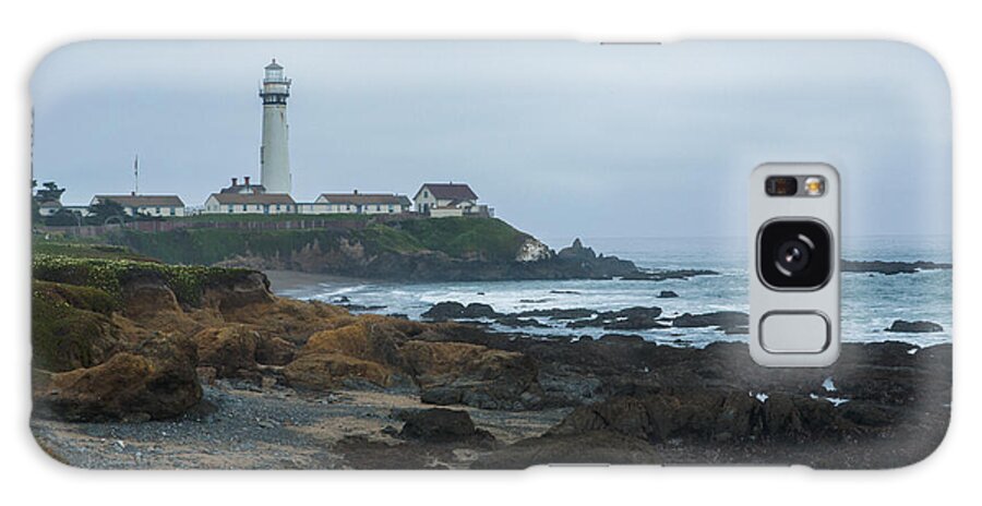 Pidgeon Point Lighthouse Galaxy S8 Case featuring the photograph A Cloudy Day at Pigeon Point by Bryant Coffey