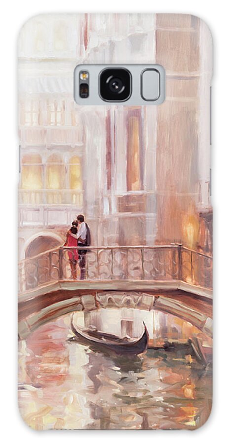 Romantic Galaxy Case featuring the painting A Perfect Afternoon in Venice by Steve Henderson