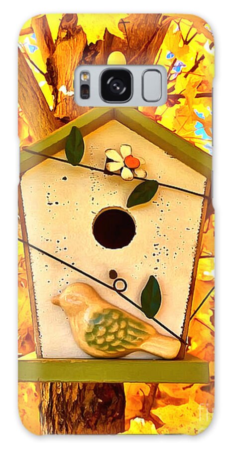 Birdhouse Galaxy Case featuring the photograph A Place To Call Home by Krissy Katsimbras