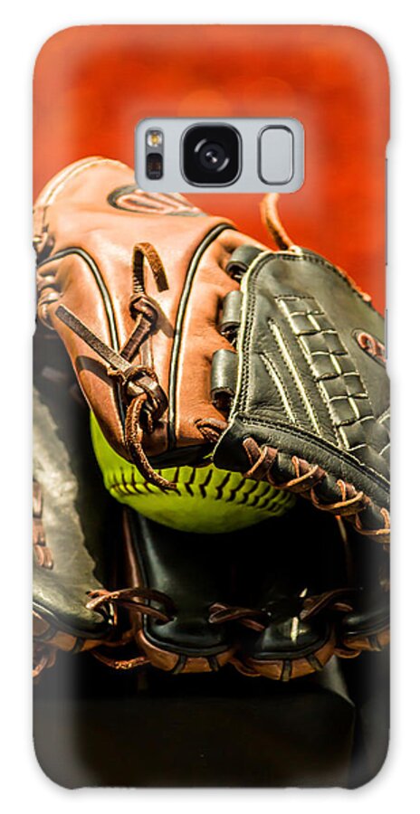 Softball Galaxy Case featuring the photograph A Simple Game Of Catch by Laddie Halupa