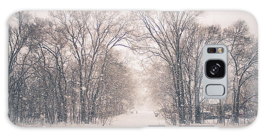  Galaxy S8 Case featuring the photograph A Snowy Monday by Viviana Nadowski