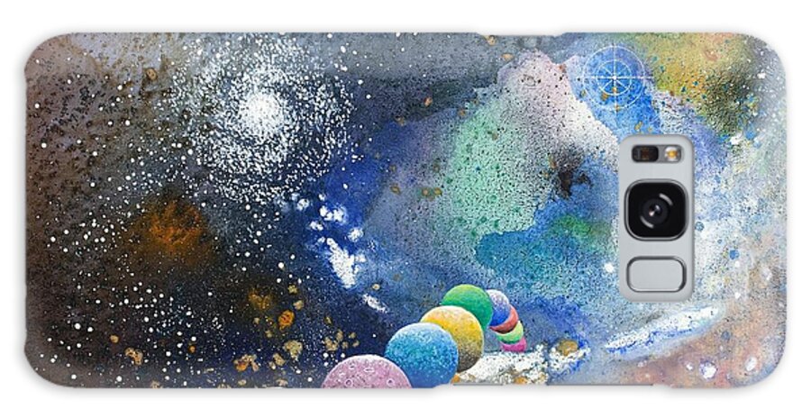 Angel Galaxy Case featuring the painting A Sweet Dance in the Heart of God by Lee Pantas