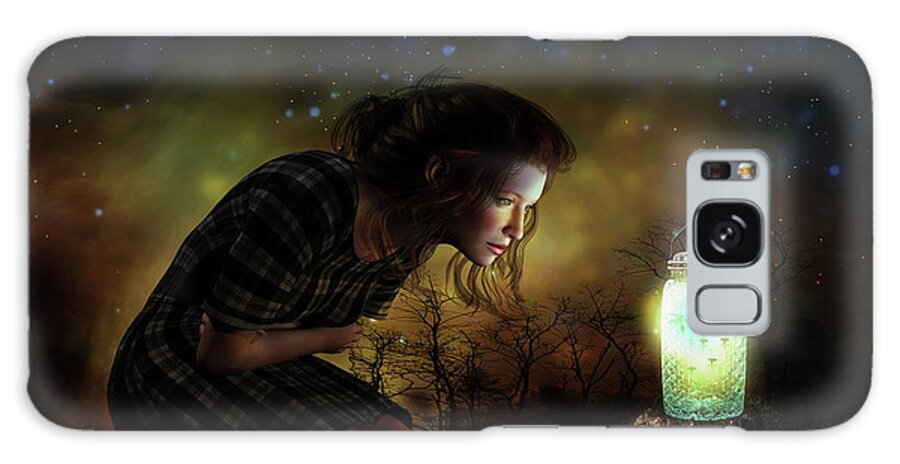 Thousand Hugs Galaxy Case featuring the digital art A Thousand Hugs by Shanina Conway