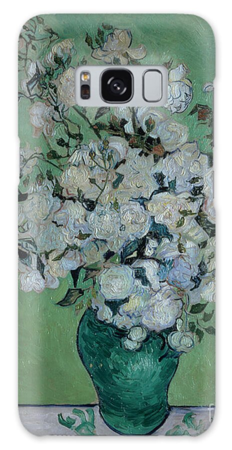 Vase Galaxy Case featuring the painting A Vase of Roses by Vincent van Gogh