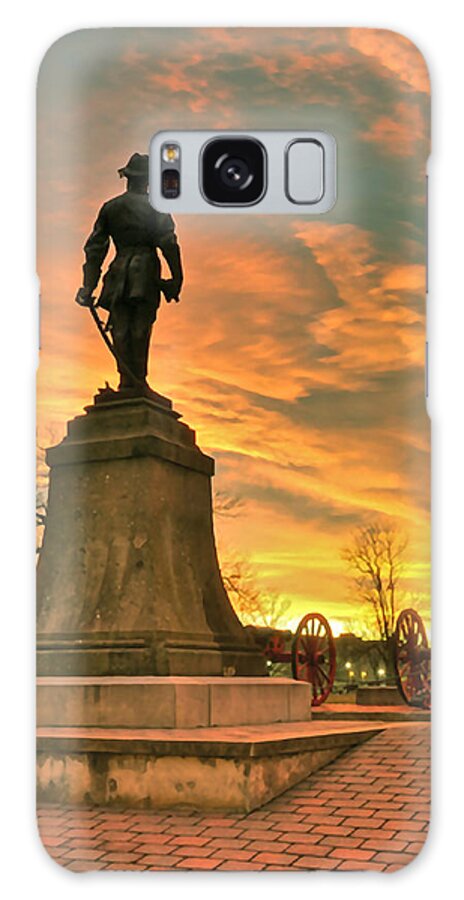 Virginia Military Institute Galaxy Case featuring the photograph A VMI Sunset by Don Mercer