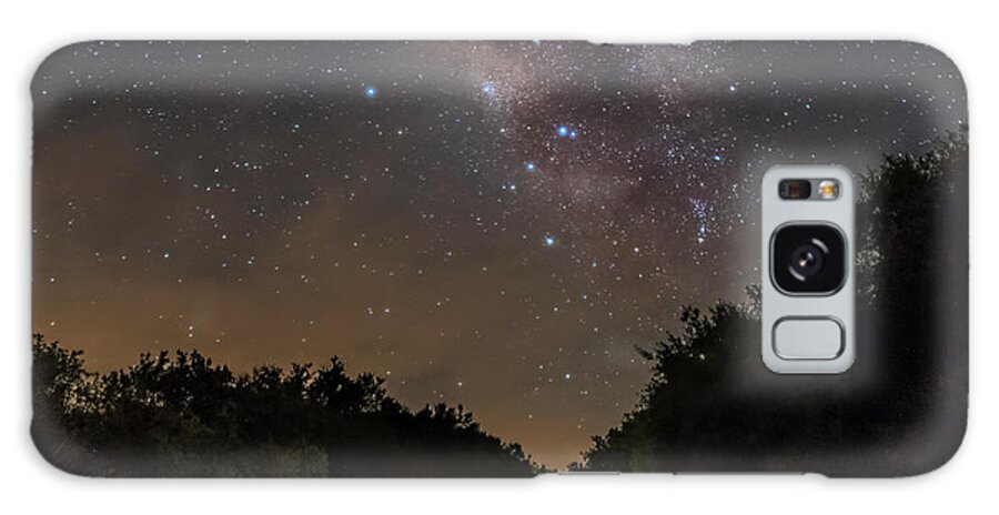 Milkyway Galaxy Case featuring the photograph A Walk in the Dark by Justin Battles