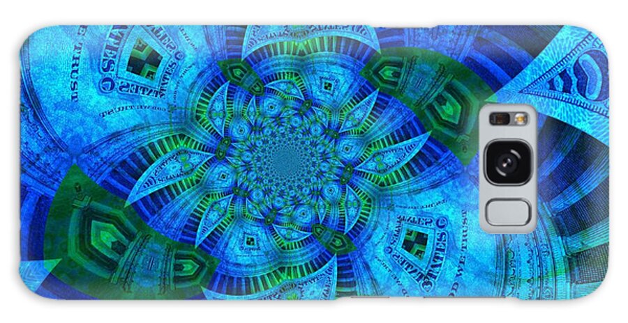 Blue Galaxy Case featuring the photograph A Walk in the Gallery by Chad and Stacey Hall