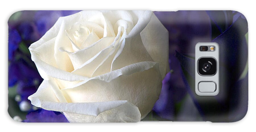 White Rose Galaxy Case featuring the photograph A White Rose by Sharon Talson