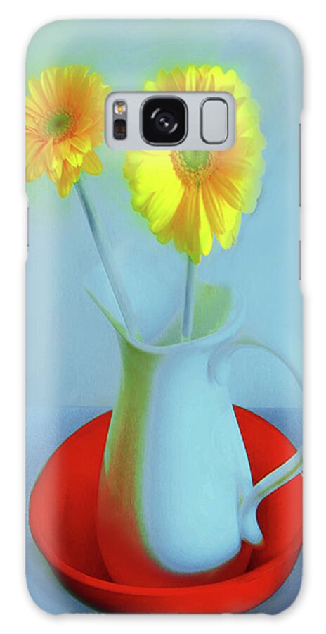 Abstract Art Galaxy S8 Case featuring the digital art Abstract Floral Art 269 by Miss Pet Sitter
