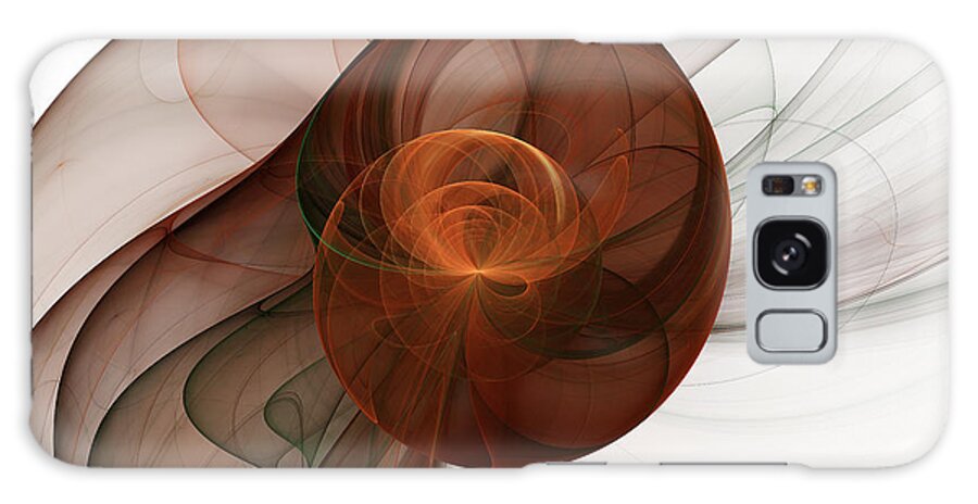 Abstract Galaxy Case featuring the digital art Abstract Fractal Art by Gabiw Art