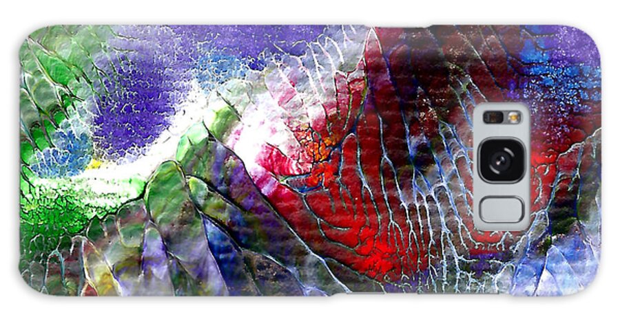 martha Ann Sanchez Galaxy S8 Case featuring the painting Abstract Series 0615A-3 by Mas Art Studio