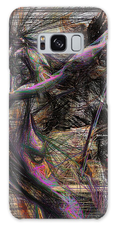 Rafael Salazar Galaxy Case featuring the digital art Abstract Sketch 1334 by Rafael Salazar