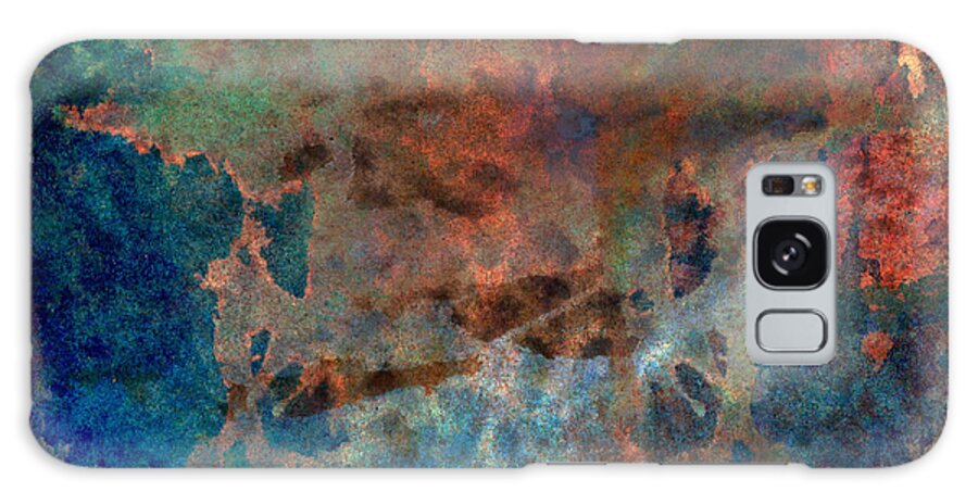 Abstract Galaxy Case featuring the mixed media Abstract Wash 3 by Paul Gaj