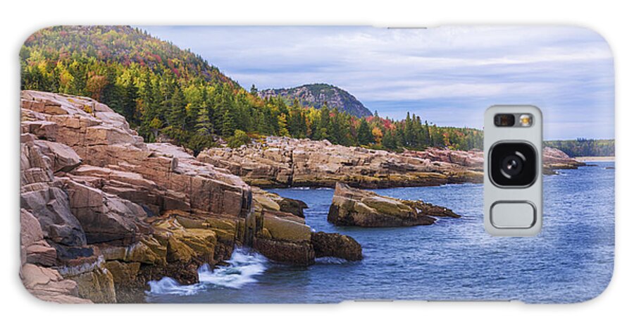 Acadia's Coast Galaxy Case featuring the photograph Acadia's Coast by Chad Dutson