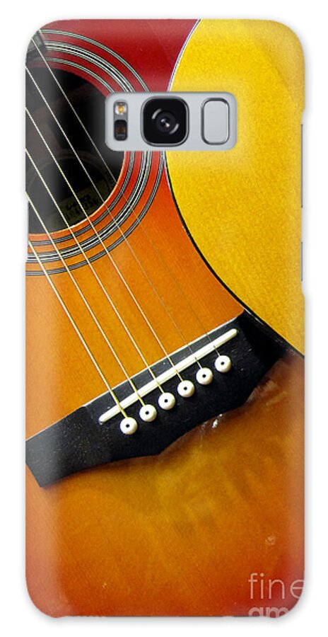 Guitars Galaxy Case featuring the photograph Acoustic by Eena Bo