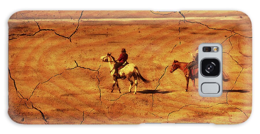 Horses Galaxy Case featuring the photograph Across The Prairie by Aleksander Rotner