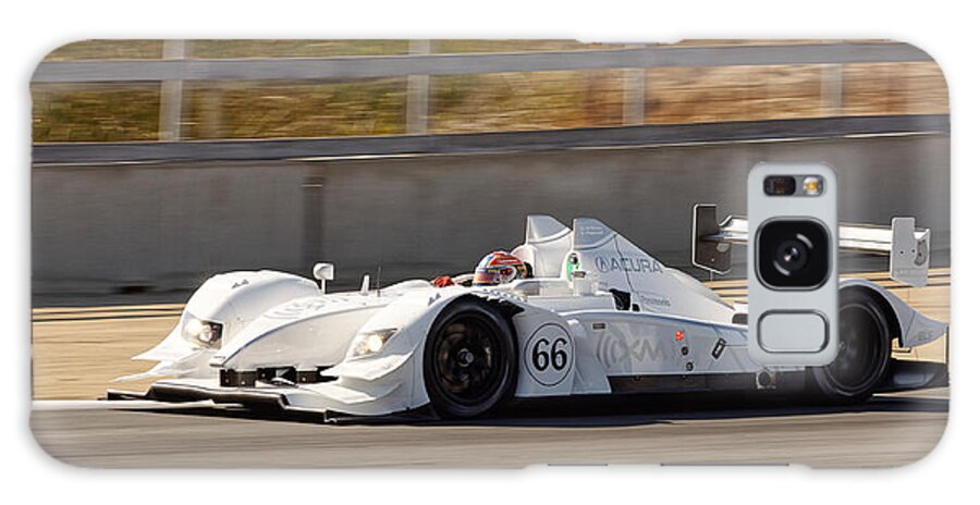 Darin Volpe Motorsports Galaxy Case featuring the photograph In The Lead - Acura ARX-02 Number 66 at Laguna Seca Raceway by Darin Volpe