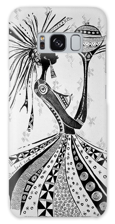 Adornment Galaxy Case featuring the painting Adornment by Noah
