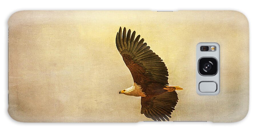 Africa. Galaxy Case featuring the tapestry - textile African Fish Eagle by Kathy Adams Clark
