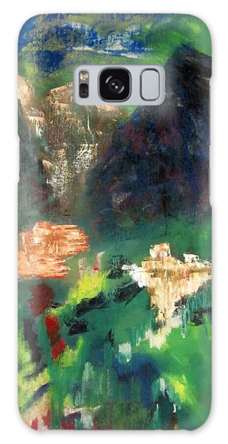 Landscape Galaxy Case featuring the painting After The Rain by Patricia Cleasby