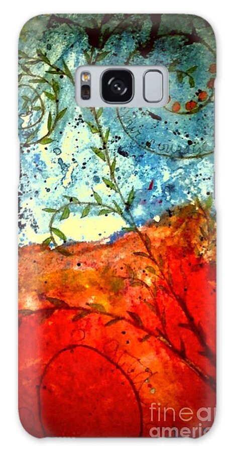 Greeting Cards Galaxy Case featuring the photograph After the Storm the Dust Settles by Angela L Walker