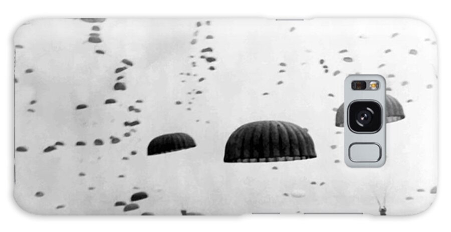 Airborne Galaxy Case featuring the photograph Airborne Mission During WW2 by War Is Hell Store