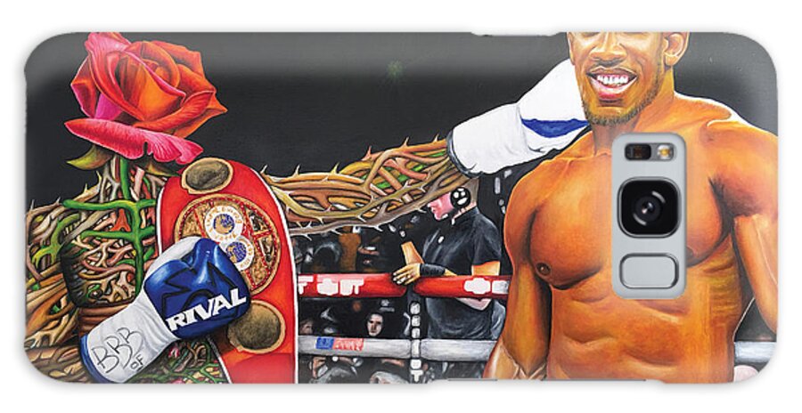Africa Galaxy Case featuring the painting AJ Omo Oduduwa The World Champion by O Yemi Tubi