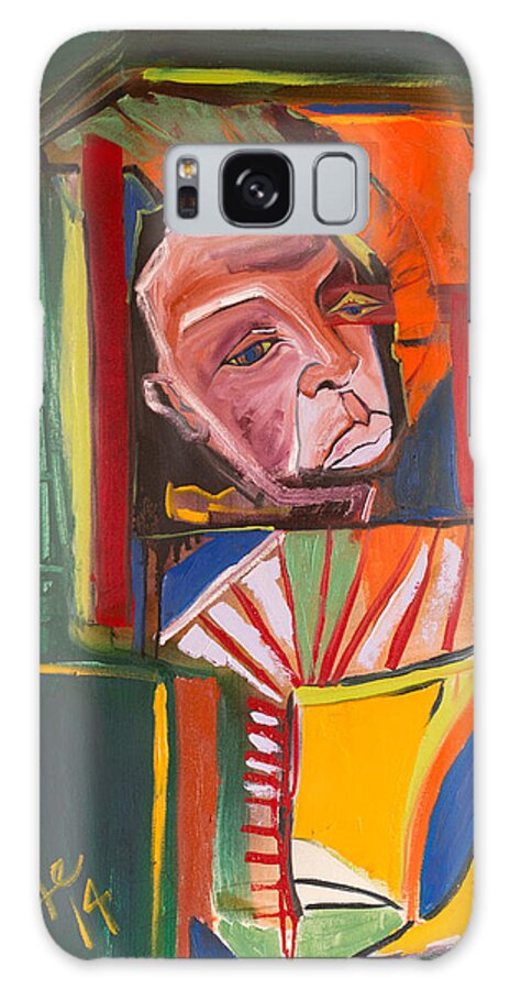  Galaxy Case featuring the painting Alan by Hans Magden