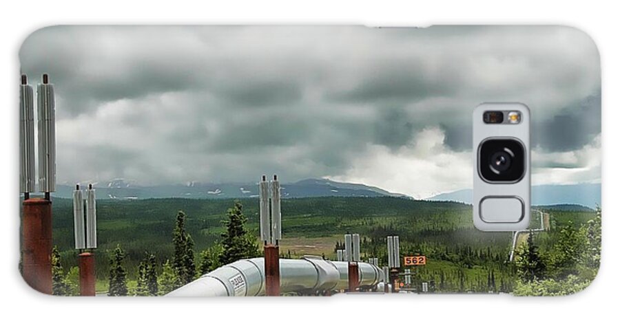 Alaska Pipeline Galaxy S8 Case featuring the photograph Alaska Pipeline by Dyle  Warren