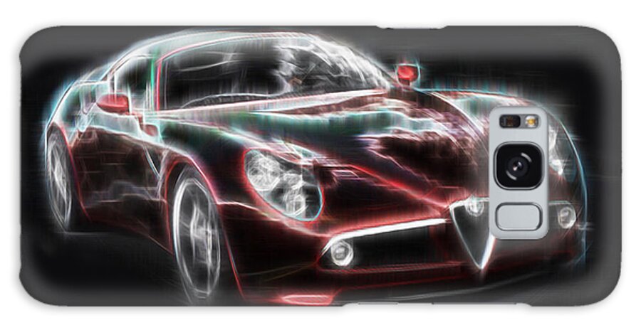 Alfa Romeo Galaxy Case featuring the digital art Alfa by Kenneth Armand Johnson