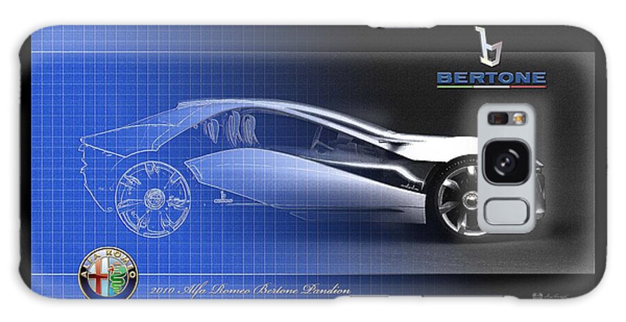 Wheels Of Fortune By Serge Averbukh Galaxy Case featuring the photograph Alfa Romeo Bertone Pandion Concept by Serge Averbukh
