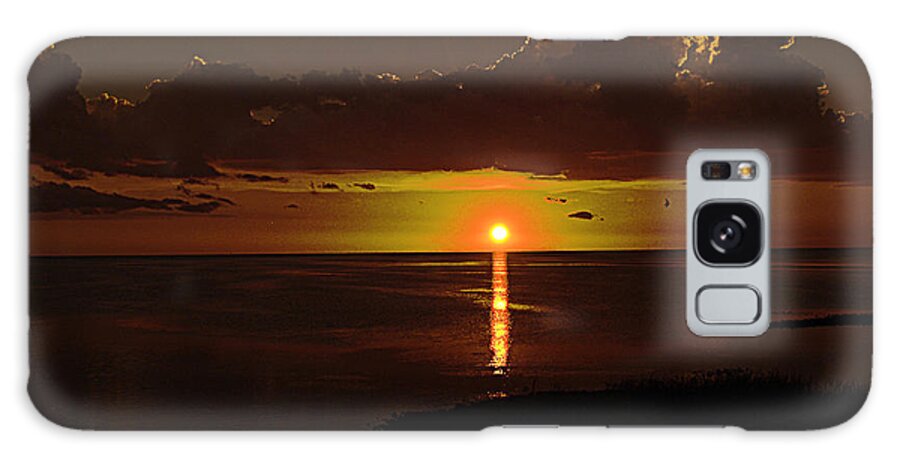 Sunset Galaxy Case featuring the photograph Almost Gone by Bob Johnson
